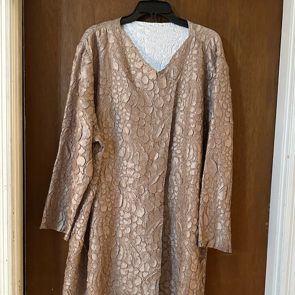 Reversible lace texture jacket